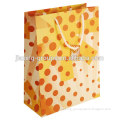 Hot sale paper gift bag with handle rope for gift,customized size and color